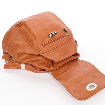 Dámsky mestský batôžtek hnedý - Delami Gallia