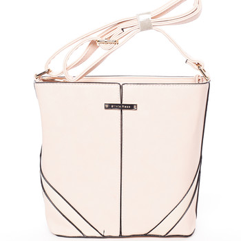 Trendy crossbody kabelka ružová - Silvia Rosa Claribel