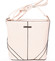 Trendy crossbody kabelka ružová - Silvia Rosa Claribel