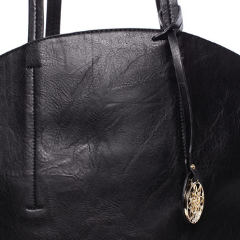 Elegantná dámska kabelka cez rameno čierna - Dudlin Heloise
