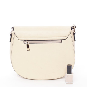 Exkluzívna crossbody kabelka krémová - Silvia Rosa Katriane