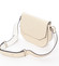 Exkluzívna crossbody kabelka krémová - Silvia Rosa Katriane