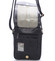 Pánska kožená taška na doklady cez rameno čierna - SendiDesign Didier
