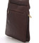 Moderná pánska kožená taška cez plece hnedá - SendiDesign Leverett