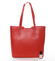 Elegantná dámska kožená kabelka červená - ItalY Aimee