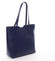 Elegantná dámska kožená kabelka modrá - ItalY Aimee