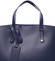 Modrá kožená kabelka do ruky ItalY Jordana