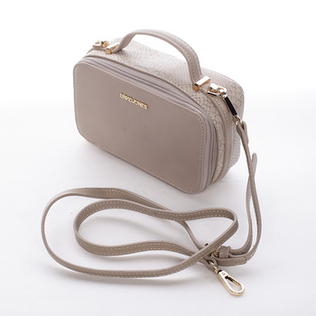 Originálna dámska crossbody kabelka camel - David Jones Allyson