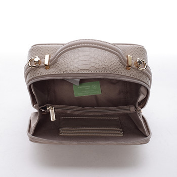 Originálna dámska crossbody kabelka camel - David Jones Allyson