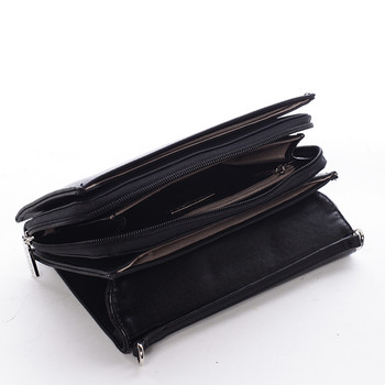 Originálna dámska peňaženka - listová kabelka čierna - David Jones Avenelle