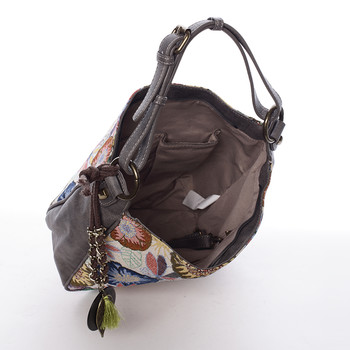 Moderná dámska kabelka cez rameno béžová - David Jones Amedeo