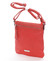 Moderná dámska crossbody kabelka červená - David Jones Azurine