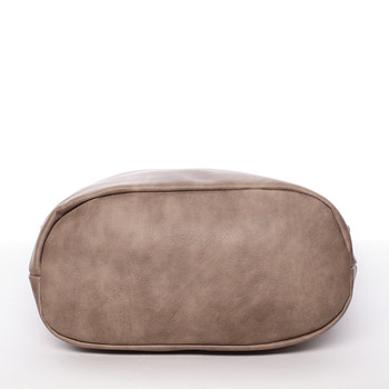 Módna dámska kabelka cez plece hnedá - David Jones loty