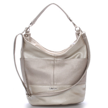 Elegantná zlatá dámska kabelka cez rameno - Delami Shakira