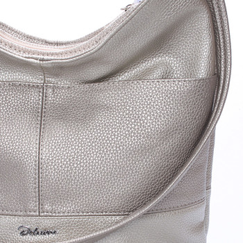 Elegantná zlatá dámska kabelka cez rameno - Delami Shakira