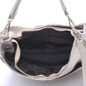 Elegantná zlatá dámska kabelka cez rameno - Delami Shakira