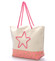 Plážová ružová taška - Delami Stars