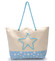 Plážová svetlomodrá taška - Delami Stars