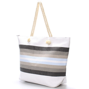 Sivá plážová taška - Delami Color
