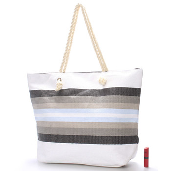 Sivá plážová taška - Delami Color