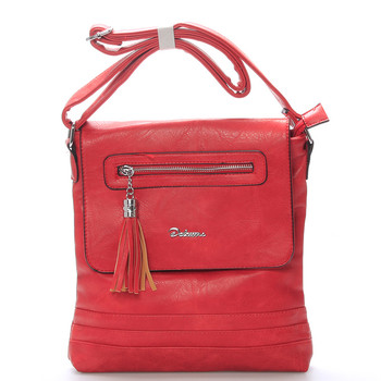 Dámska crossbody kabelka červená - Delami Sun