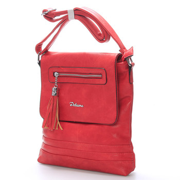 Dámska crossbody kabelka červená - Delami Sun