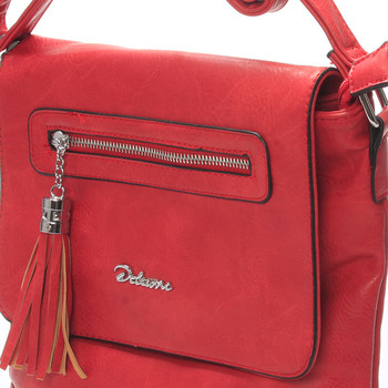 Dámska crossbody kabelka červená - Delami Sun