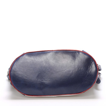 Biela kožená kabelka cez plece crossbody ItalY Harmony