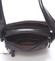Čierna luxusná kožená taška na doklady Hexagona 129477