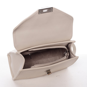 Luxusná dámska kabelka do ruky béžová - David Jones Wakus