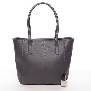 Luxusná dámska tmavosivá kabelka - David Jones Zams