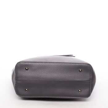 Luxusná dámska tmavosivá kabelka - David Jones Zams