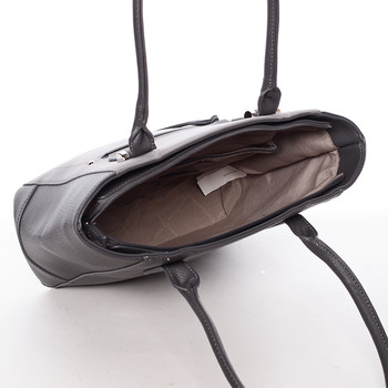 Luxusná dámska tmavosivá kabelka - David Jones Zams