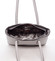 Dámska kabelka cez rameno svetlo šedá saffiano - David Jones Yetti