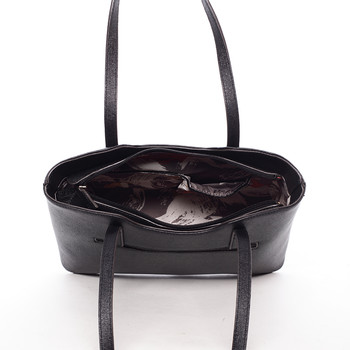 Dámska kabelka cez rameno čierna saffiano - David Jones Yetti