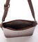 Elegantní dámská crossbody kabelka hnědá - David Jones Cién