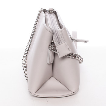 Dámska crossbody kabelka svetlo šedá - David Jones Deppari