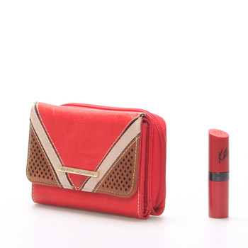 Dámska červená peňaženka - Dudlin M239