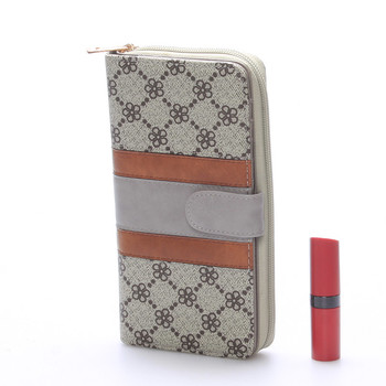 Veľká dámska khaki peňaženka - Dudlin M231