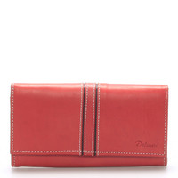 Dámska kožená peňaženka červená - Delami Lestiel