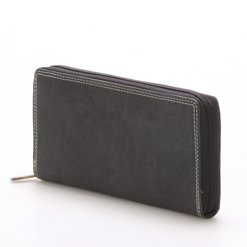 Čierna dámska kožená peňaženka - Delami Bah