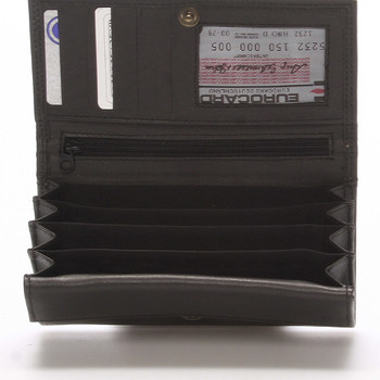 Dámska kožená peňaženka čierna - Delami naąli