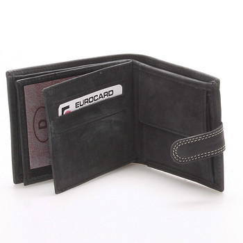 Pánska kožená peňaženka čierna - Delami Siri