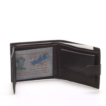 Kožená peňaženka čierna - Delami 8693