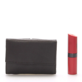 Kožená čierna peňaženka - Delami 9386