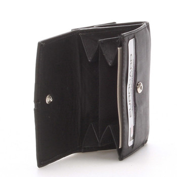 Kožená čierna peňaženka - Delami 9386