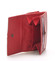 Kožená červená peňaženka - Delami 9386