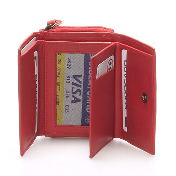 Kožená červená peňaženka - Delami 8230