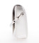 Luxusná dámska listová kabelka biela matná - Delami Chicago Fresno