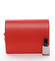 Luxusná dámska listová kabelka červená matná - Delami Chicago Fresno